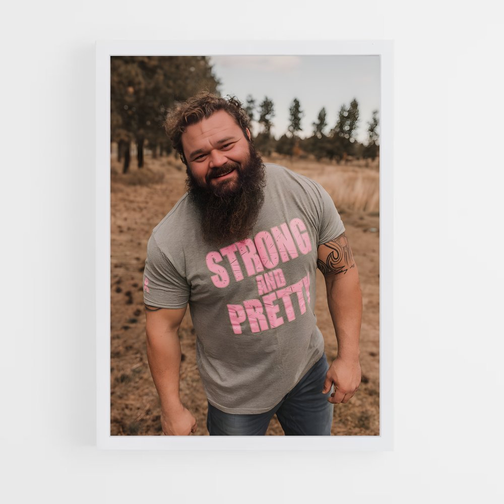 Poster Robert oberst gymnase – affiche Powerlifting (vue 3)